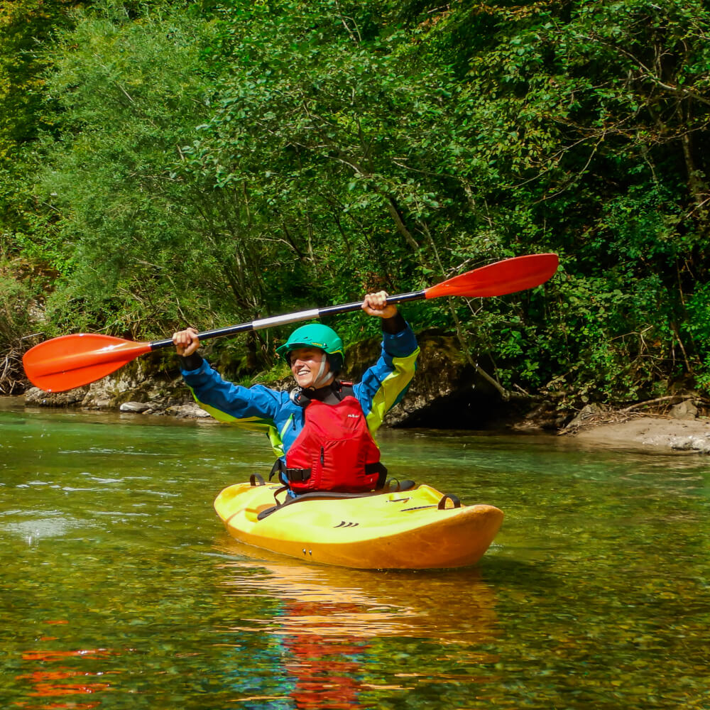 Kayak School on the River Savinja